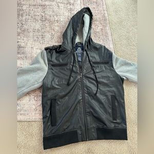 Barely worn, great quality casual leather jacket